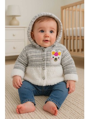 Bebezade Kız Bebek Triko Mont