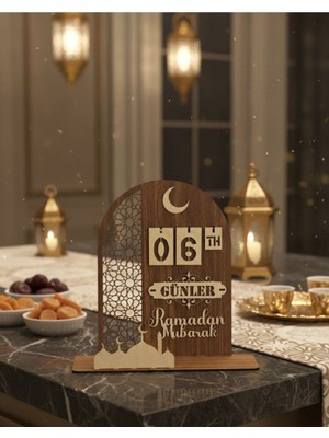 Allians Ahşap Geri Sayım Standı ile Ramazan Ayını Keyifle Takip Edin