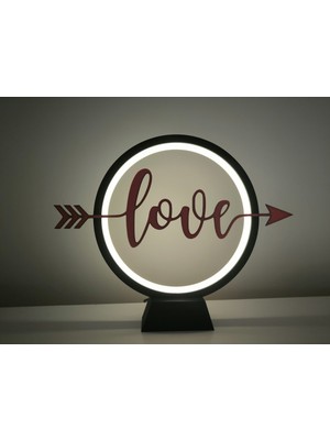 TriVox3D Sevimli ve Romantik Başucu Gece Lambası LED Işıklı Figür (Prize Takılarak Çalışır)