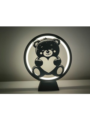 TriVox3D Sevimli ve Romantik Başucu Gece Lambası LED Işıklı Figür (Prize Takılarak Çalışır)