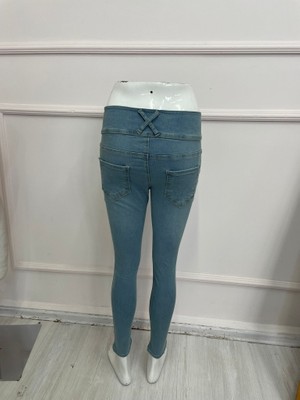 Nova Epoxy Art Yüksek Bel Likralı Jean Pantolon 90 cm