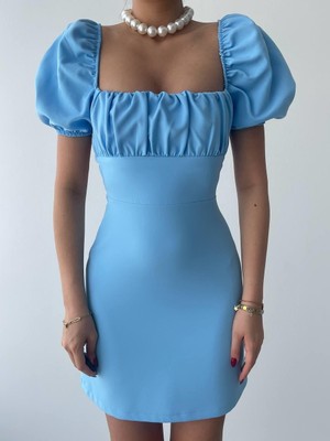 Nova Epoxy Art Hessen Sırt Dekolteli Elbise