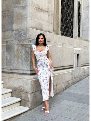 Nova Epoxy Art Omuz Fırfır Elbise