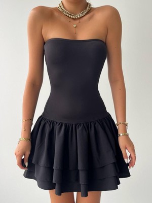 Nova Epoxy Art Vosges Straplez Mini Elbise