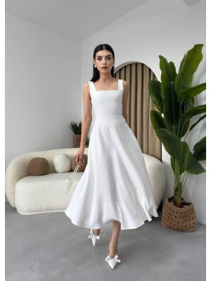 Nova Epoxy Art Neapolitan Askılı Elbise