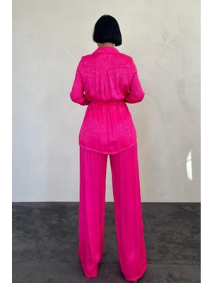 Nova Epoxy Art Fuşya Jakarlı Biye Takım