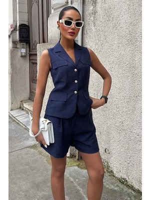 Nova Epoxy Art Yelek Şort Viscon Takım 10156-17