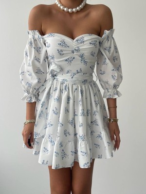 Nova Epoxy Art Rucka Belden Bağlamalı Mini Elbise