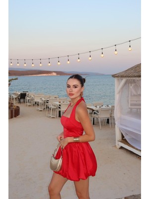 Nova Epoxy Art Slim Mini Elbise