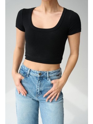 Nova Epoxy Art Geniş Yaka Bady - Siyah