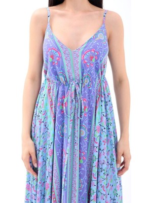 Nova Epoxy Art 6467 Elbise-Lila