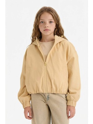 DeFacto Kapüşonlu Yağmurluk Kız Çocuk F8973A826SP