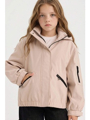 DeFacto Kapüşonlu Yağmurluk Kız Çocuk F8971A826SP