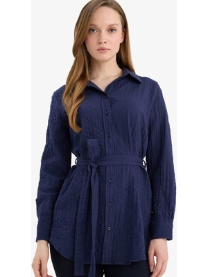 DeFacto Regular Fit Gofre Dokulu Tunik G8505AX26SP