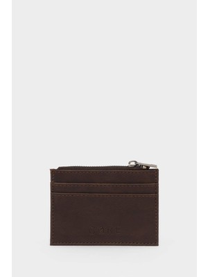 DeFacto Erkek Fermuarlı Suni Deri Kartlık H0222AXNS