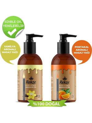 Allians Yenilebilir Masaj Yağı, Portakal ve Vanilya Aroması, 120 Ml, Kokulu Ürün