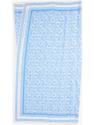 Tommy Hilfiger Kadın Mavi Tommy Hilfiger Pareo, 0lc Mavi Kadın Bikini Altı