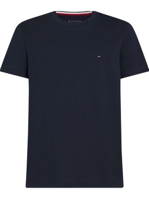 Tommy Hilfiger Erkek Siyah Tommy Hilfiger Rwb Pıque Tee, Dw5 Siyah Erkek T-Shirt & Polo