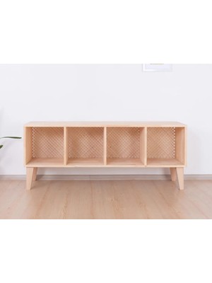 FURU Epısk | Çam Plak Depolama Ünitesi Doğal Ahşap