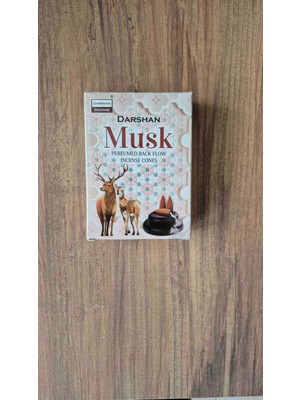 Darshan Incence Musk Konik Geri Akış Tütsü