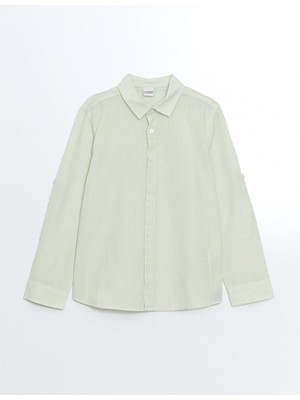 Lc Waikiki Yeni Sezon Basic Uzun Kollu Erkek Çocuk Gömlek