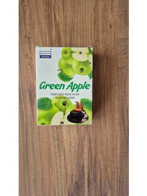 Darshan Incence Yeşil Elma Konik Geri Akış Tütsü