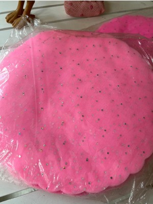 Helvacıoğlu Çikolata Stokları Bitiriyoruz, Puantiyeli Hazır Kesilmiş Tül, 27 cm