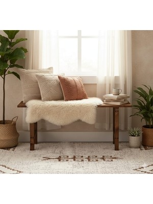 CopperWood Koyu Meşe Masif Ahşap Bank