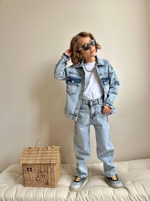 Wikiboom Bayramlık Erkek Çocuk 3'lü Kot Takım