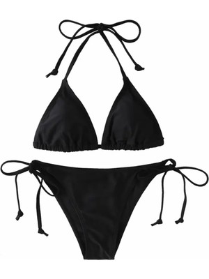 Punix Punıx Özel Seri Üçgen  Brazilian Beach Wear Leke Tutmayan Scuba Sexy Kadın Bikini Takımı
