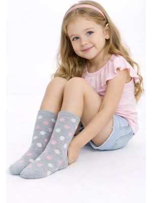 Gigi Giyim Puantiyeli Kız Soket Çorap
