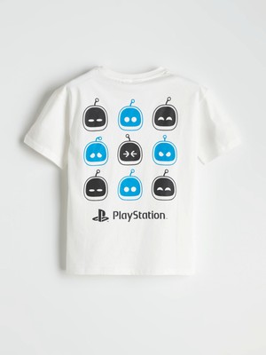 Lc Waikiki Yeni Sezon Bisiklet Yaka Playstation Baskılı Erkek Çocuk Tişört