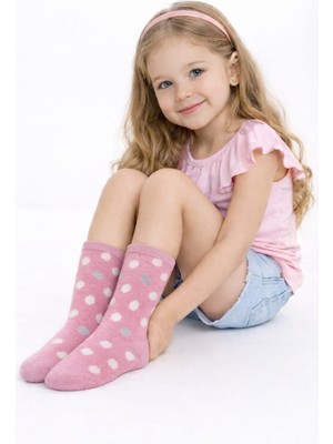 Gigi Giyim Puantiyeli Kız Soket Çorap
