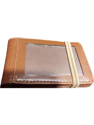 Joydizayn Erkek Kahverengi Ipli Kartlık Vinleks Deriden Üretilmiştir