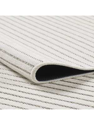 Oreyra Bej Şönil Kaymaz Pamuk Taban Makinede Yıkanabilir Modern Salon Koridor Hol Oturma Çocuk Mutfak Halı / Kilim / Yolluk