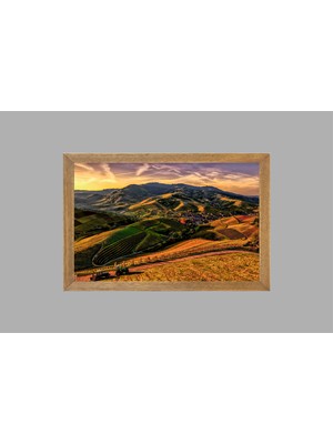 Lioncraft Manzara Tablosu, Çerçeveli Cam Tablo 40X60 cm
