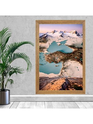 Lioncraft Türkiye Tablo, Çerçeveli Cam Tablo 50X70 cm