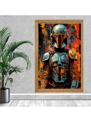 Lioncraft Şövalye Tablo, Wallpaper, Duvar Tablosu, Çerçeveli Cam Tablo 50X70CM