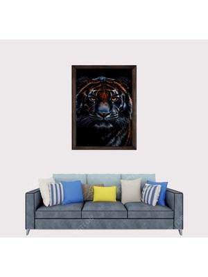 Lioncraft Kaplan Çerçeveli Duvar Tablosu 50X70 cm
