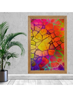 Lioncraft Tablo, Çerçeveli Cam Tablo 50X70 cm