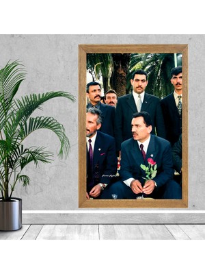 Lioncraft Muhsin Yazıcıoğlu  Tablo, Çerçeveli Cam Tablo 40X60 cm