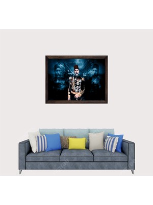 Lioncraft Osmanlı Paşası, Şanı Büyük Gazi Osman Paşa Çerçeveli Cam Duvar Tablosu 40X60 cm Sp1