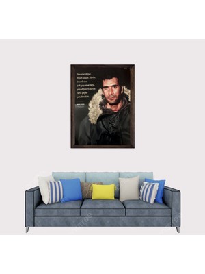Lioncraft Deniz Gezmiş Çerçeveli Duvar Tablosu 50X70 cm