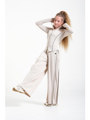 Loco Loco Oyso Yandan Pilili Pantolon - Taş Rengi