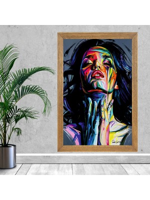 Lioncraft Tablo, Çerçeveli Cam Tablo 50X70 cm