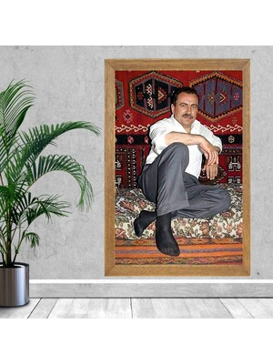 Lioncraft Muhsin Yazıcıoğlu  Tablo, Çerçeveli Cam Tablo 40X60 cm
