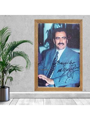 Lioncraft Muhsin Yazıcıoğlu  Tablo, Çerçeveli Cam Tablo 40X60 cm