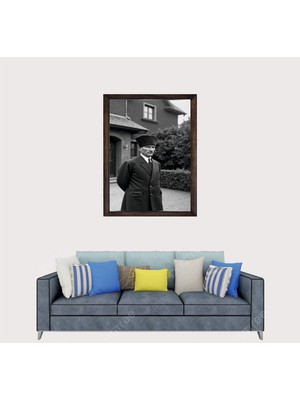 Lioncraft Türkçü, Mustafa Kemal Atatürk , Türk, Çerçeveli Cam Duvar Tablosu 40X60 cm Sp2