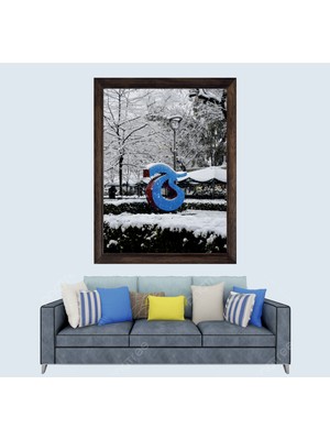 Lioncraft Şampiyon Trabzonspor 1 Çerçeveli Duvar Tablosu 50X70 cm