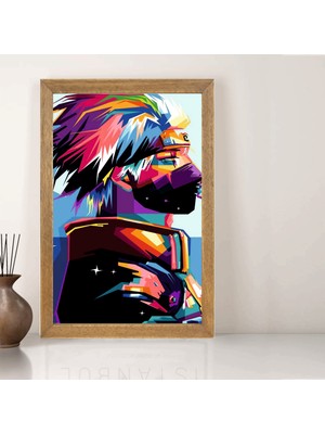 Lioncraft Tablo, Çerçeveli Cam Tablo 40X60 cm